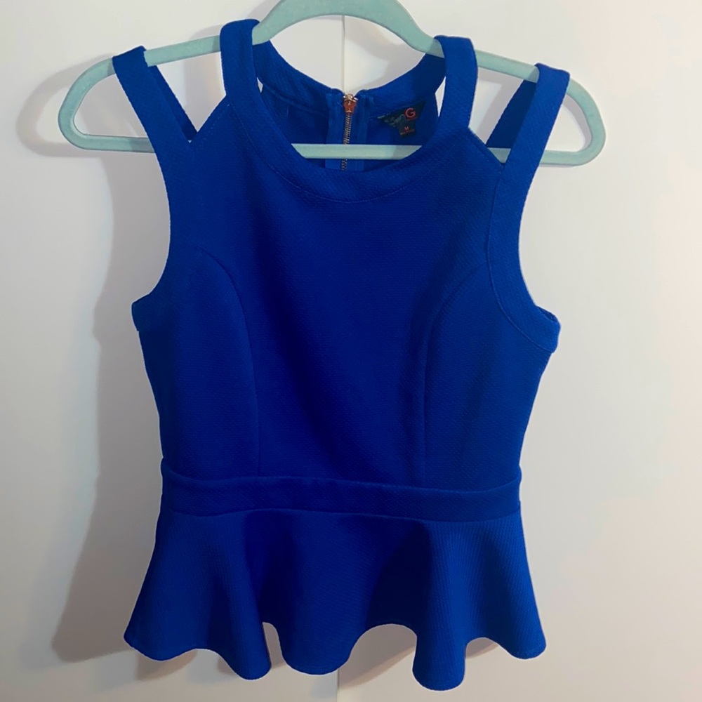 Blue Guess Top